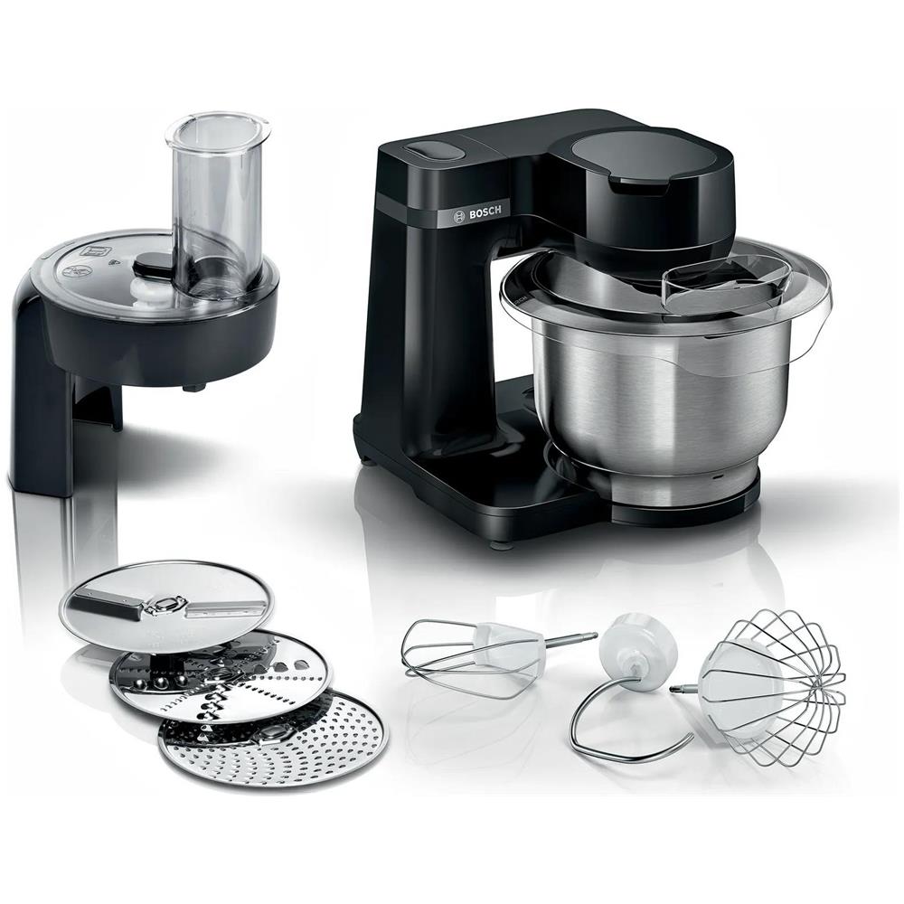 Serie 2 MUMS2EB01 robot da cucina 700 W 3,8 L Nero, Acciaio inox - Foto 1