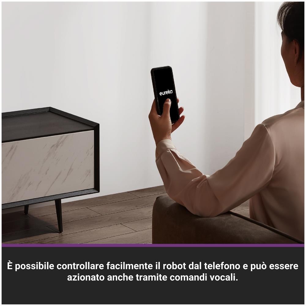 N6 PLUS Aspirapolvere Robot Senza Sacchetto, Rotondo, 0,34 L, Carica, Purification, Nero - Foto 6