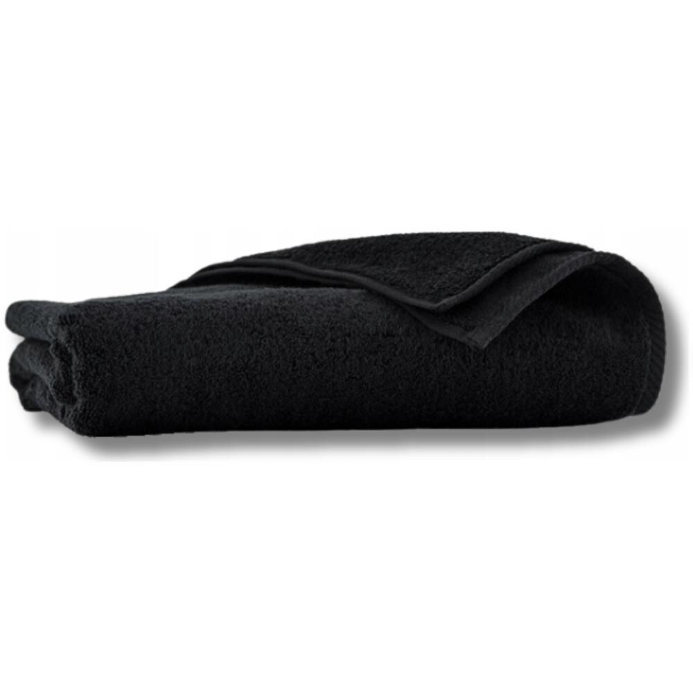 Asciugamano Kiwi2 - 70x140 cm - Nero - Morbido come il velluto - Ad asciugatura rapida - 100% cotone - Foto 2