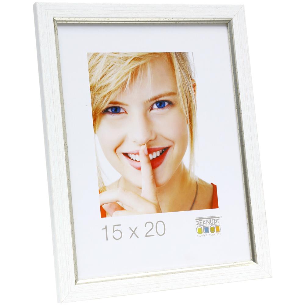 S46AF1 15x20 plastica bianco con argento - Foto 2
