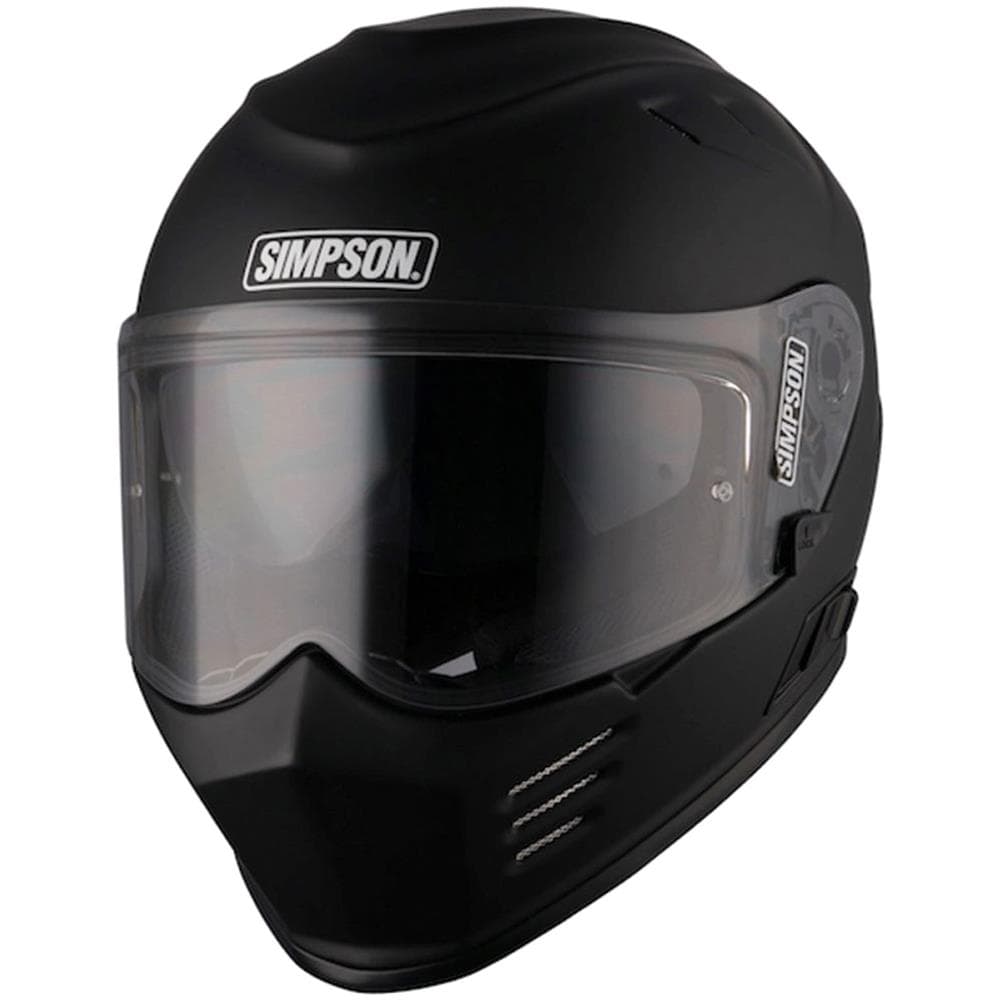 Casco Moto 2018 Venom Solid Matt Nero (xs, Nero) - Foto 1
