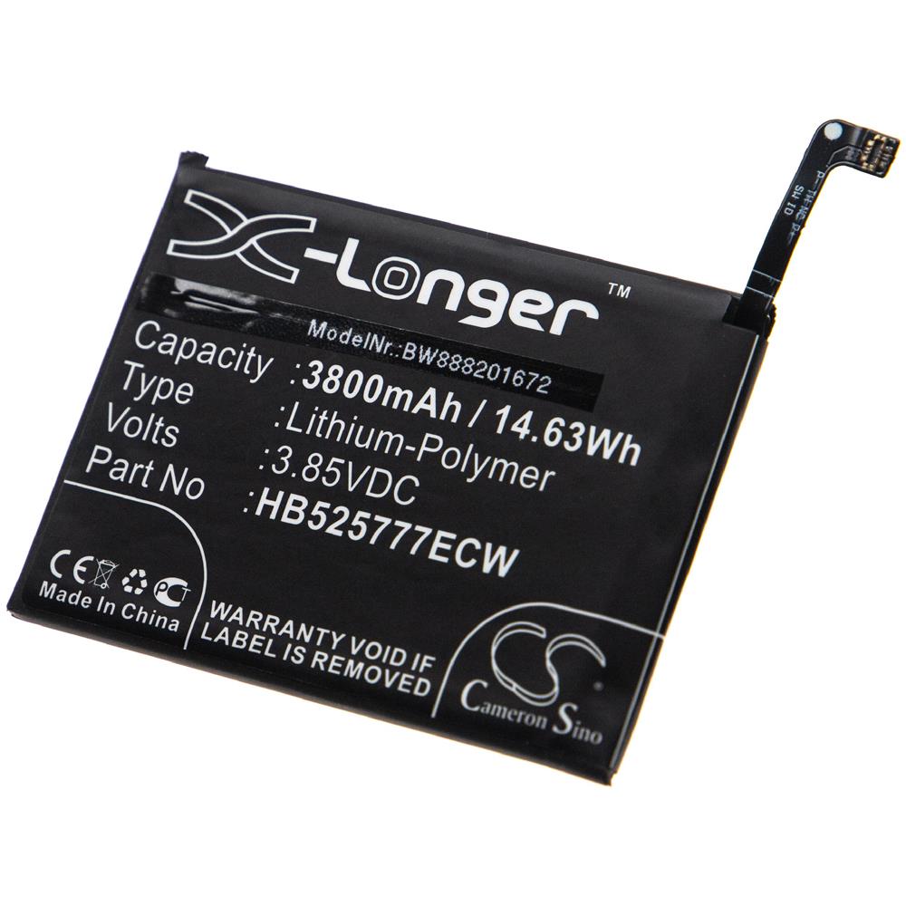 Batteria Sostituisce Huawei Hb525777ecw, Hb525777eew Per Smartphone Cellulare (3800mah, 3,85v, Li-poly)  - Foto 1