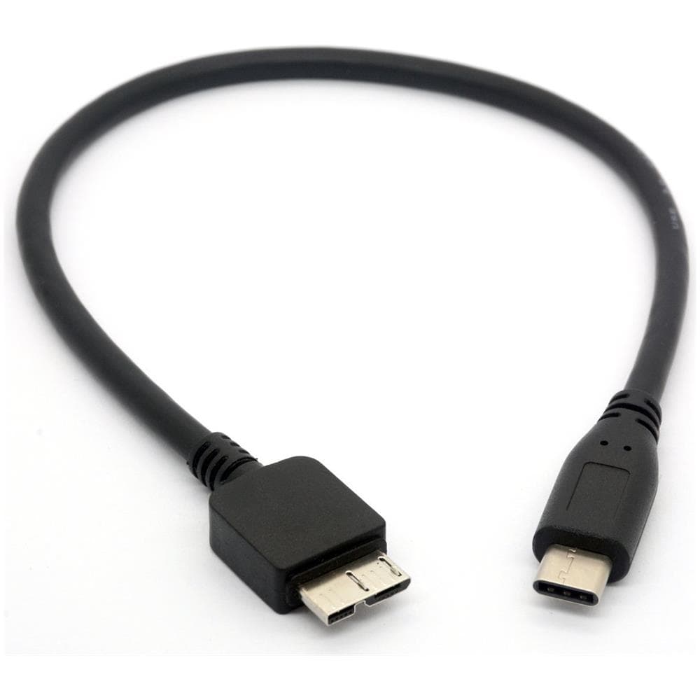 Usb C A Micro Usb Cable Usb 3.1 Tipo C A Micro B (micro Usb) Per Wd My Passport Hdd Hard Disk 30 Centimetri - Foto 1
