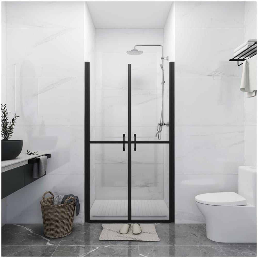 Porta Per Doccia In Esg Liscio (83-86) x190 Cm - Foto 1