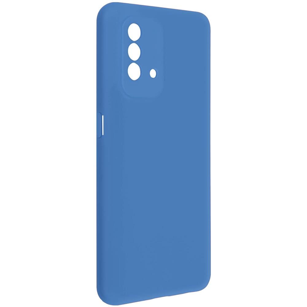 Cover In Silicone Semirigido Per Oppo A74, Finitura Soft-touch Azzurra - Foto 1