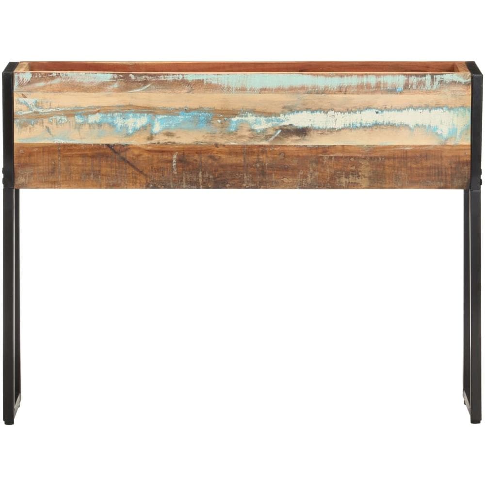 Fioriera 90x20x68 cm in Legno Massello di Recupero - Foto 2