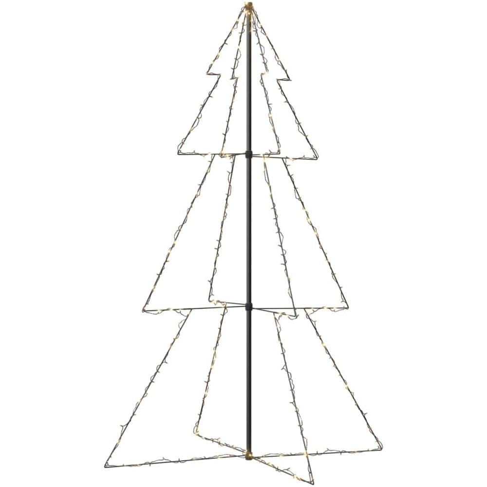 Albero di Natale a Cono 240 LED per Interni Esterni 118x180 cm - Foto 1