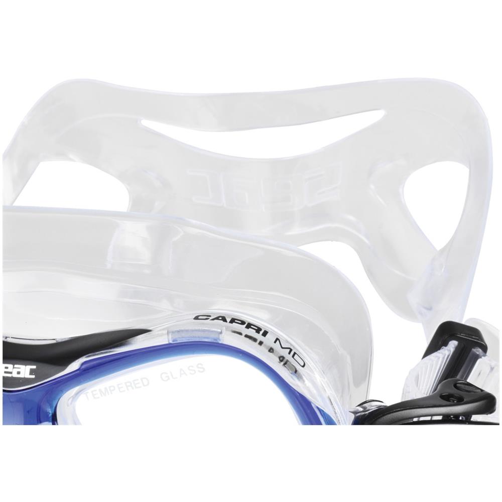 Maschera Capri Md Slt Trasparente Trasparente / blu - Foto 3