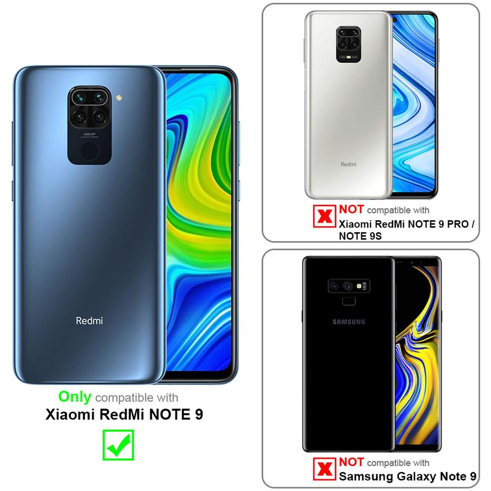 3x Pellicola Di Armatura Compatibile Con Xiaomi Redmi Note 9 In Elevata Trasparenza - 3x Vetro Temperato (tempered) Di Protezione Del Display In Durezza 9h Con 3d Touch - Foto 2