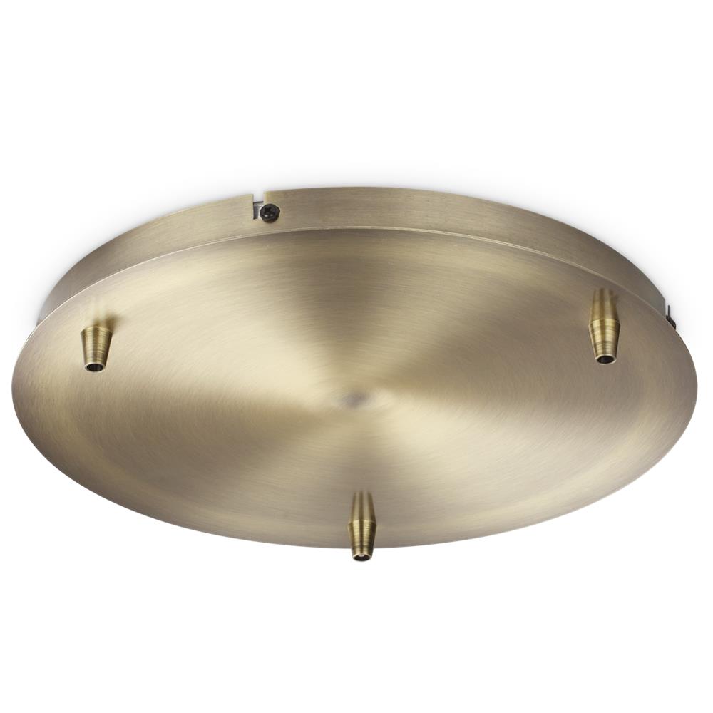 Rosone Standard 3 Luci Ottone Brunito Lampada - 285610 - Foto 1