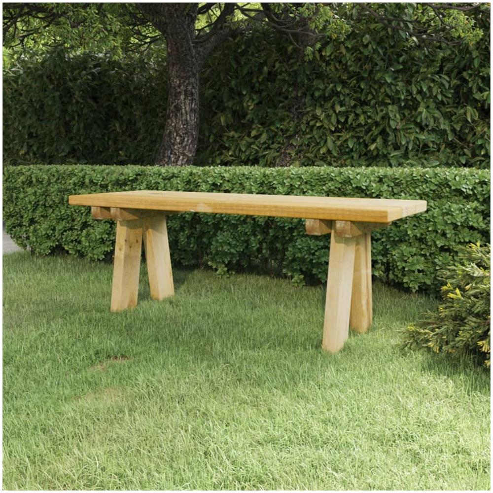 Panchina da Giardino 110 cm in Massello di Pino Impregnato - Foto 1