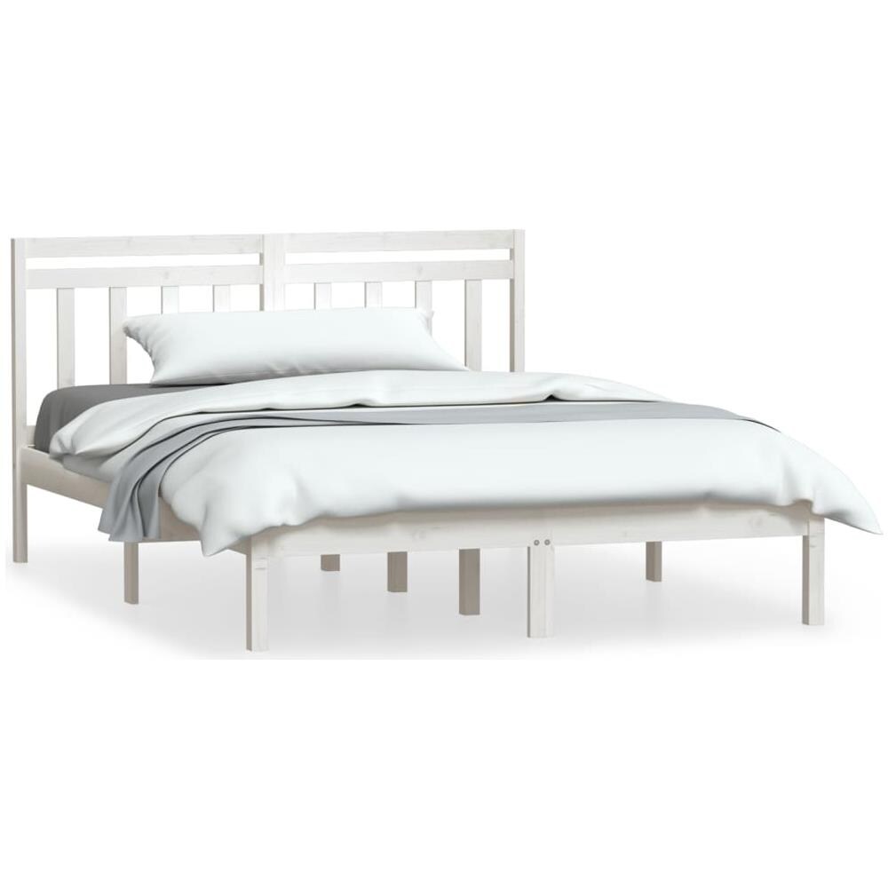 Giroletto Bianco 135x190 cm Double in legno Massello - Foto 2
