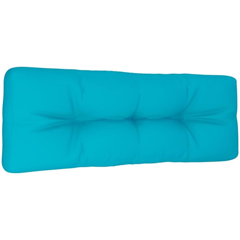 Cuscino Per Divano Pallet Turchese 120x40x12 Cm Tessuto - Foto 2