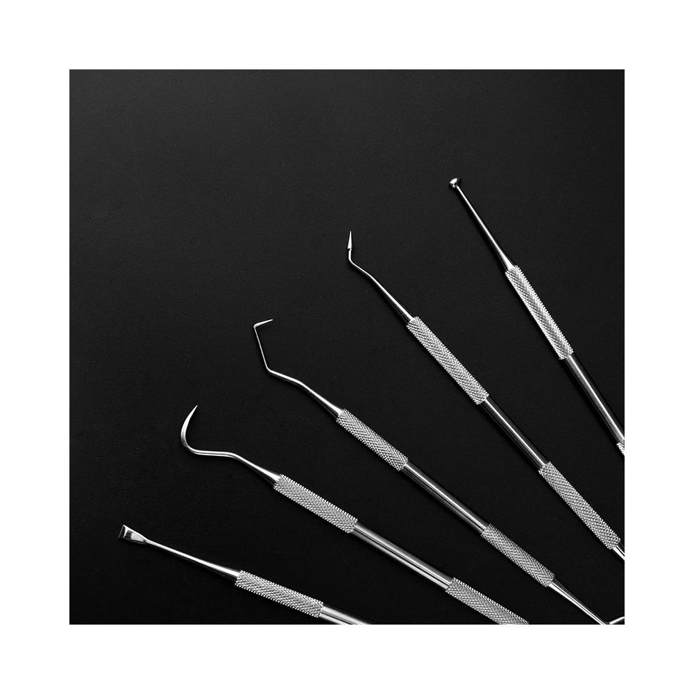 Set Per La Cura Dei Denti - 9 Pezzi Con Custodia Silver - Foto 2