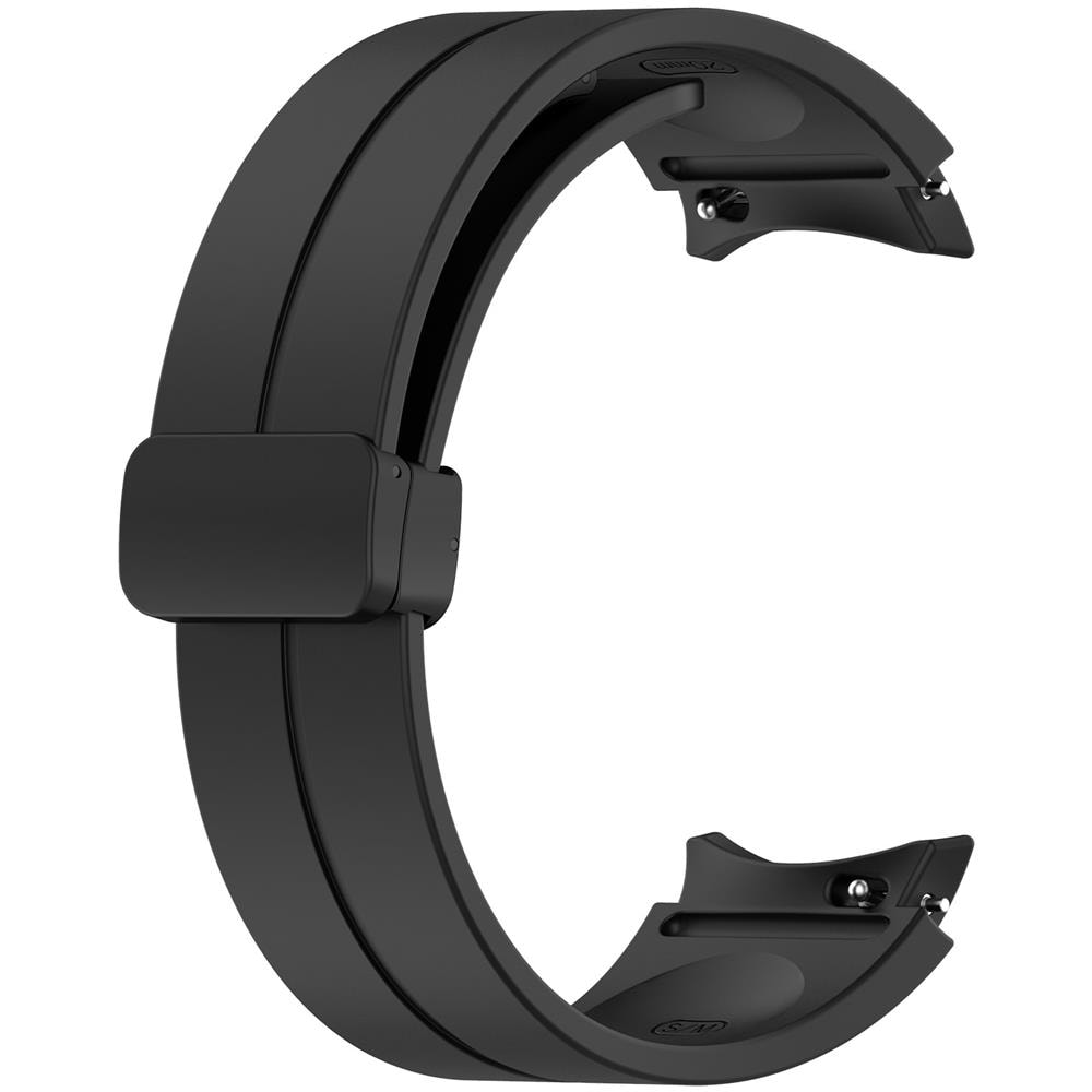 Bracciale In Silicone 20 Mm Per Samsung Galaxy Watch 5/4 Black - Foto 5