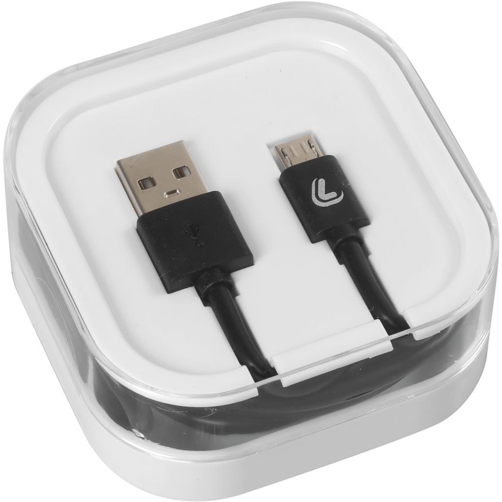 Linea Essentials, Cavo Usb > Micro Usb - 200 Cm - Nero - Foto 2