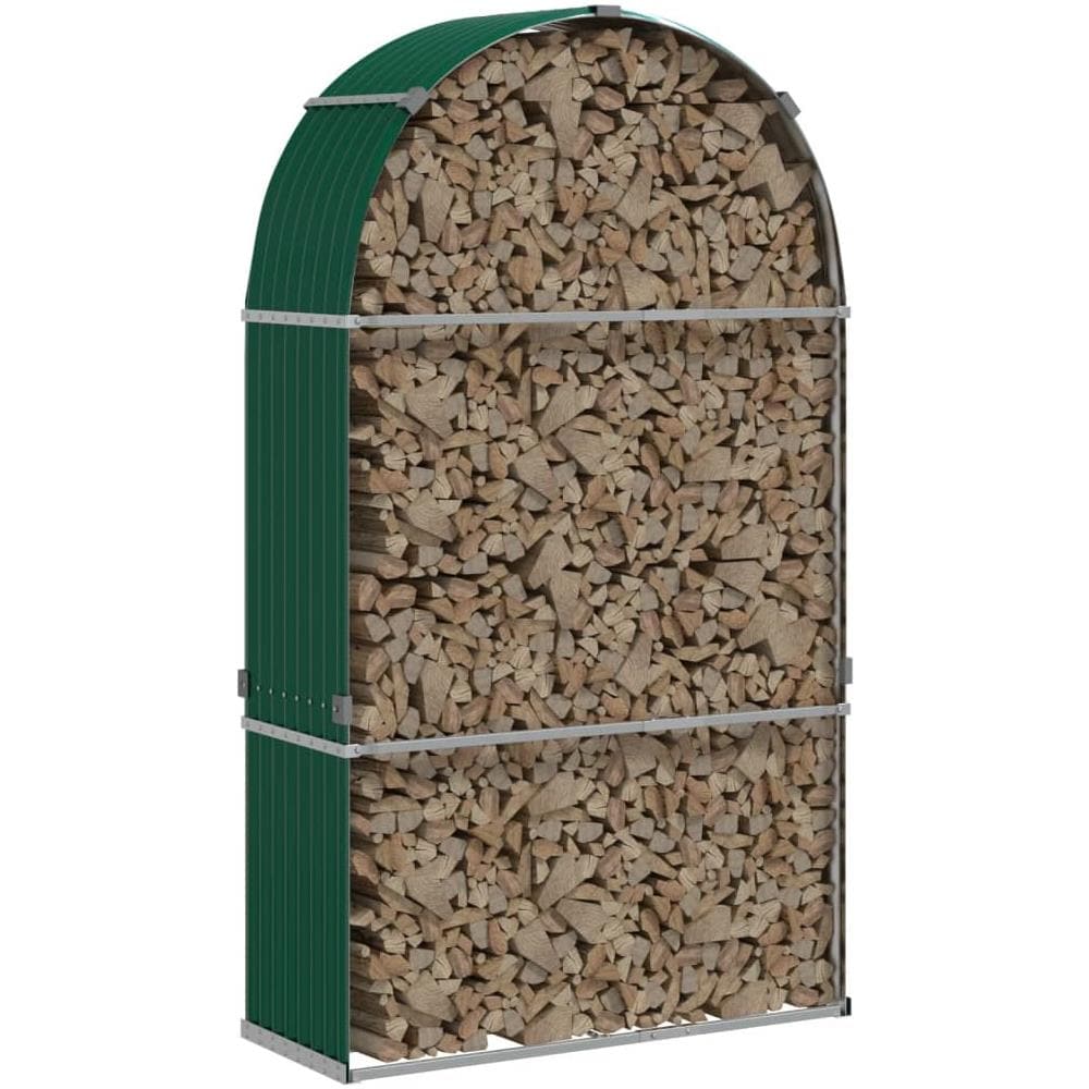 Portaceppi Verde 120x45x210 Cm In Acciaio Zincato - Foto 3