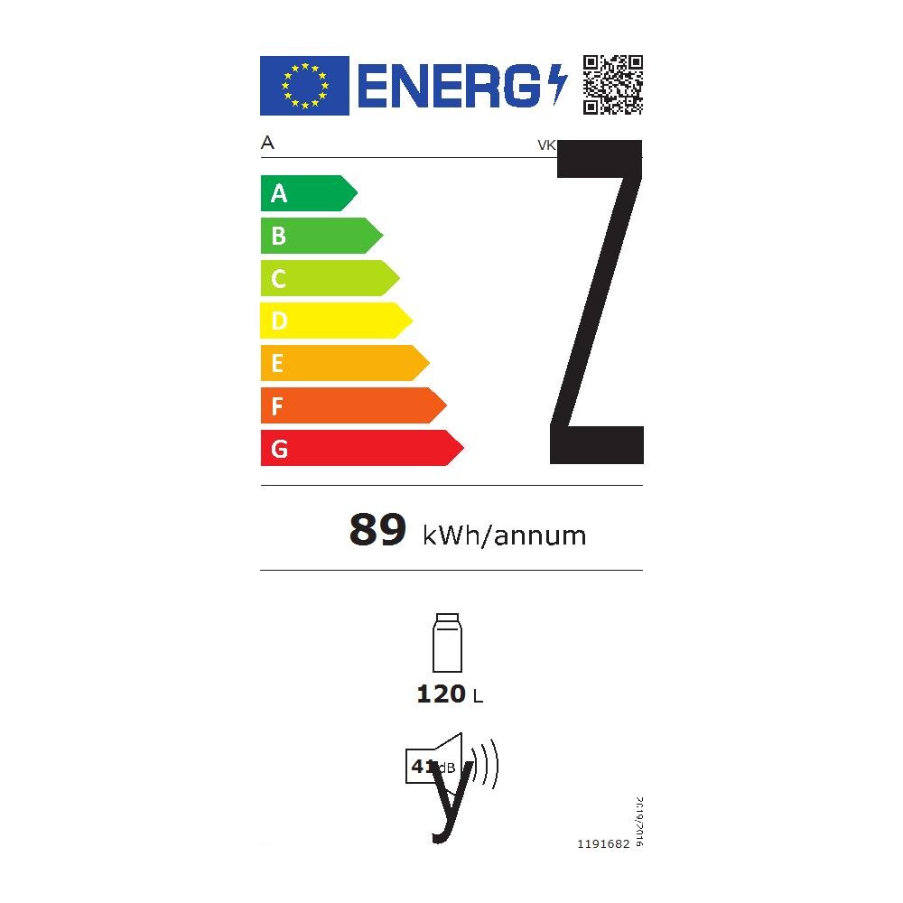 VKS 15622-1 T frigorifero Libera installazione 120 L E Blu - Foto 2