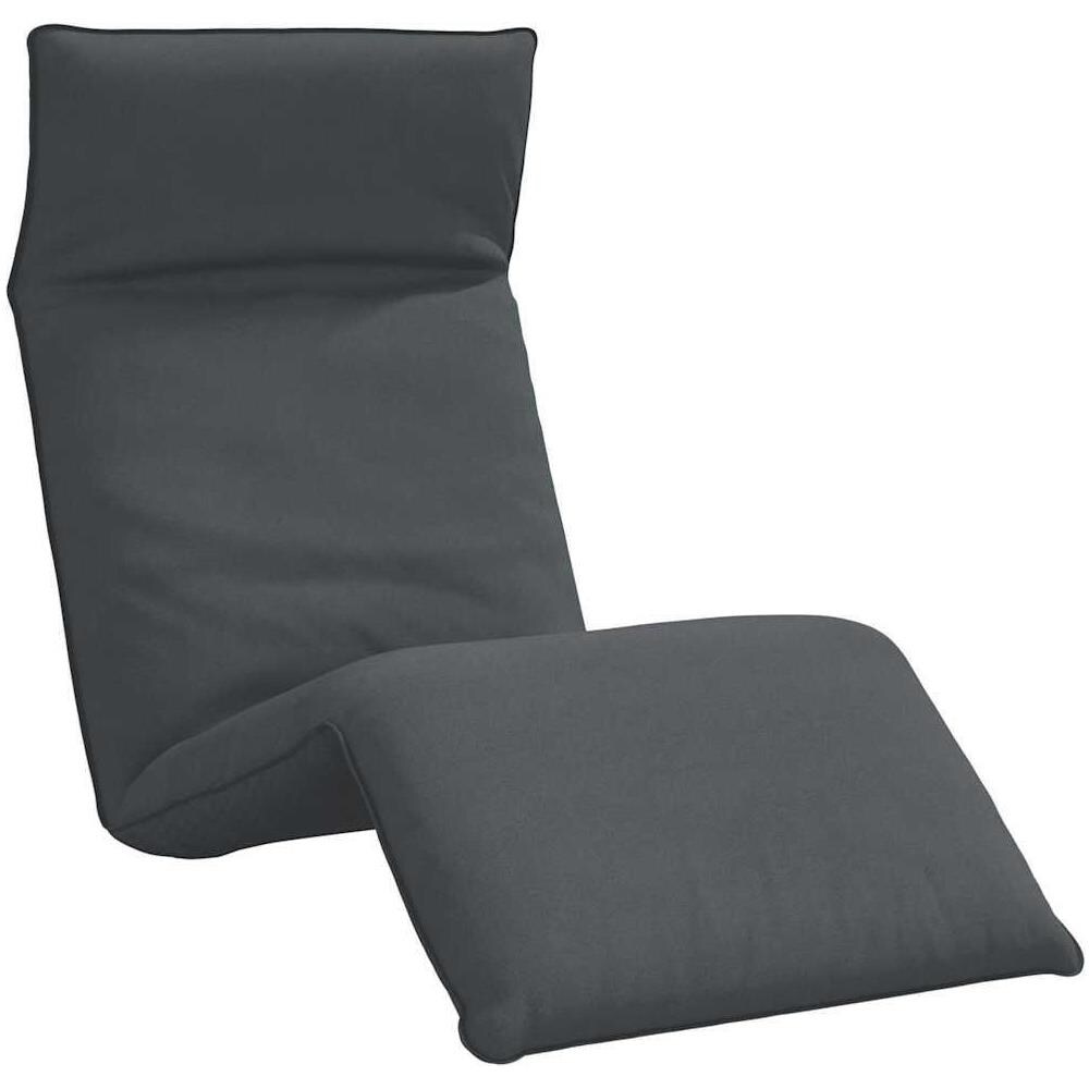 Lettino Pieghevole Antracite 175x54x8,5 cm in Tessuto Oxford - Foto 1