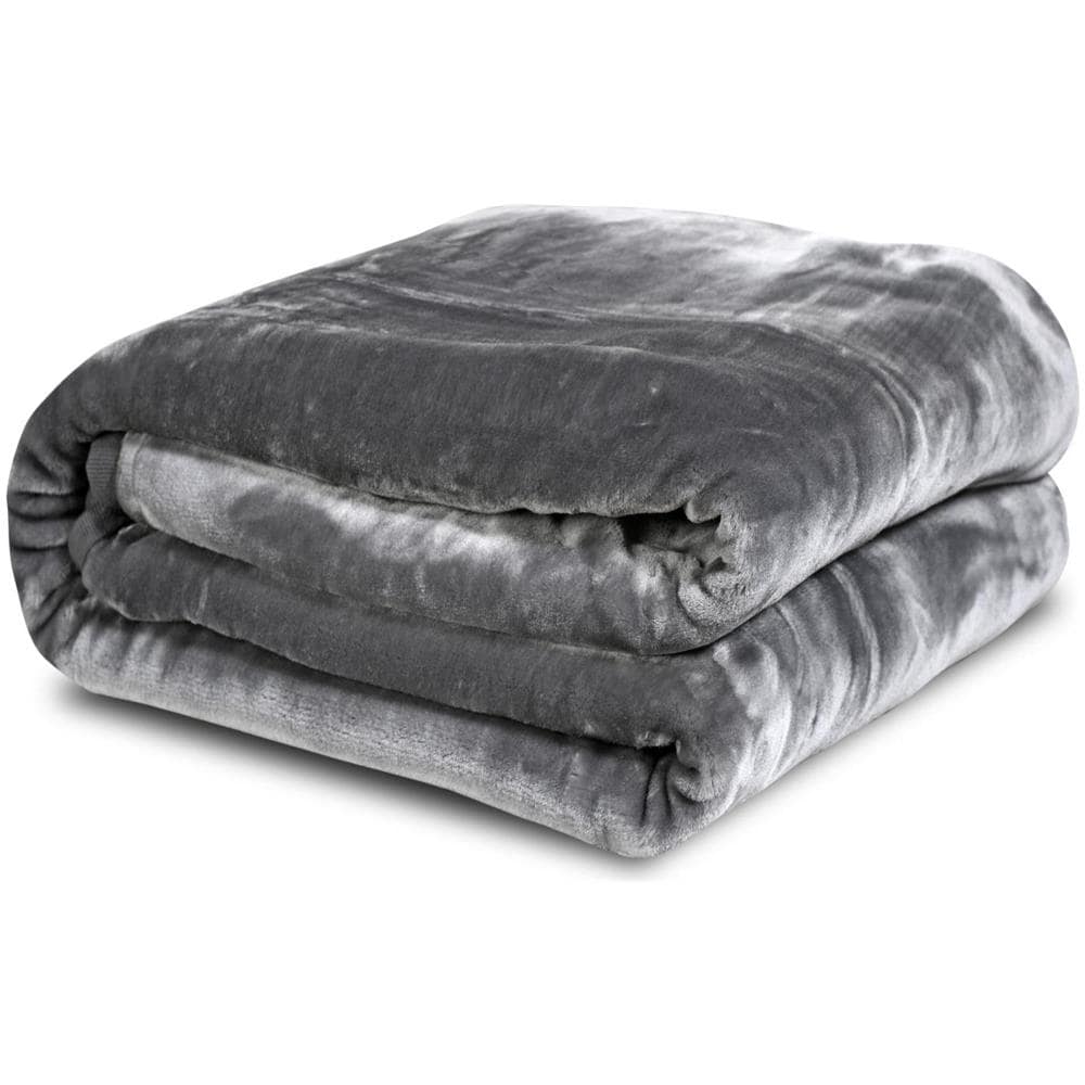Coperta in acrilico 160x200 cm Grigio - Morbida, accogliente, decorativa - Foto 1