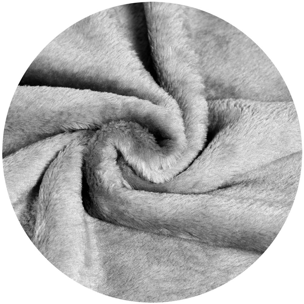 Coperta in acrilico 160x200 cm Grigio - Morbida, accogliente, decorativa - Foto 2