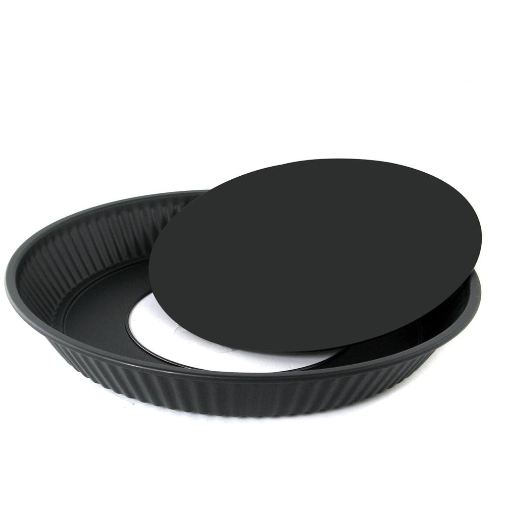 Stampo Crostata con Fondo Smontabile Diametro 28 cm - Foto 1