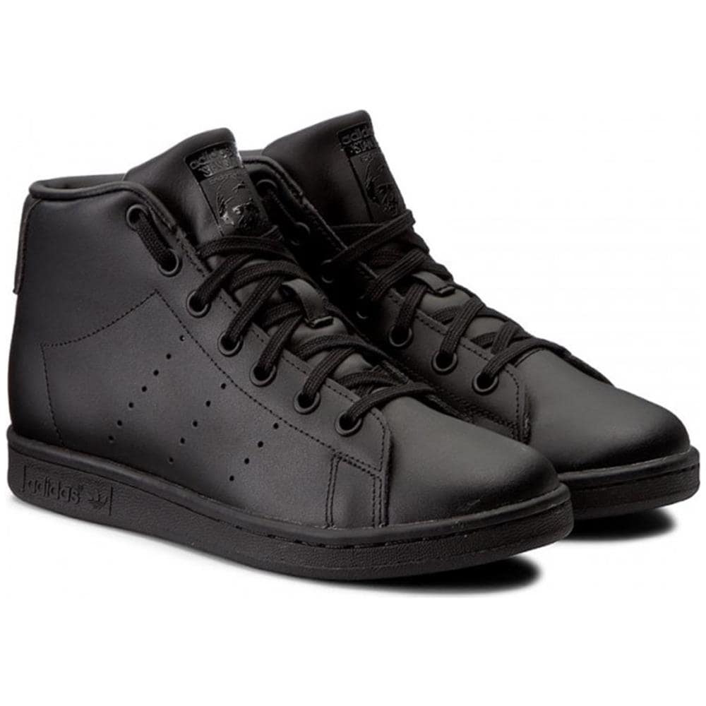 Scarpe Stan Smith Mid J Cblackcblackcblack Bz0097 Taglia 38,6 Colore Nero - Foto 2