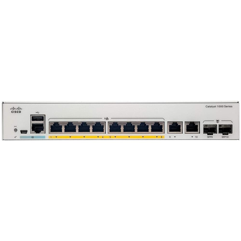 Cisco Catalyst C1000-8P-2G-L switch di rete Gestito L2 Gigabit Ethernet (10/100/1000) Supporto Power over Ethernet (PoE) Grigio - Foto 2