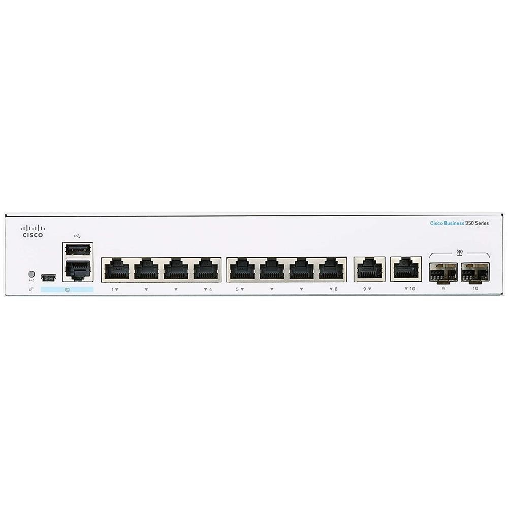 Cbs350 Managed 8-port Ge, Ext Ps, 2x1g Combo - Foto 2