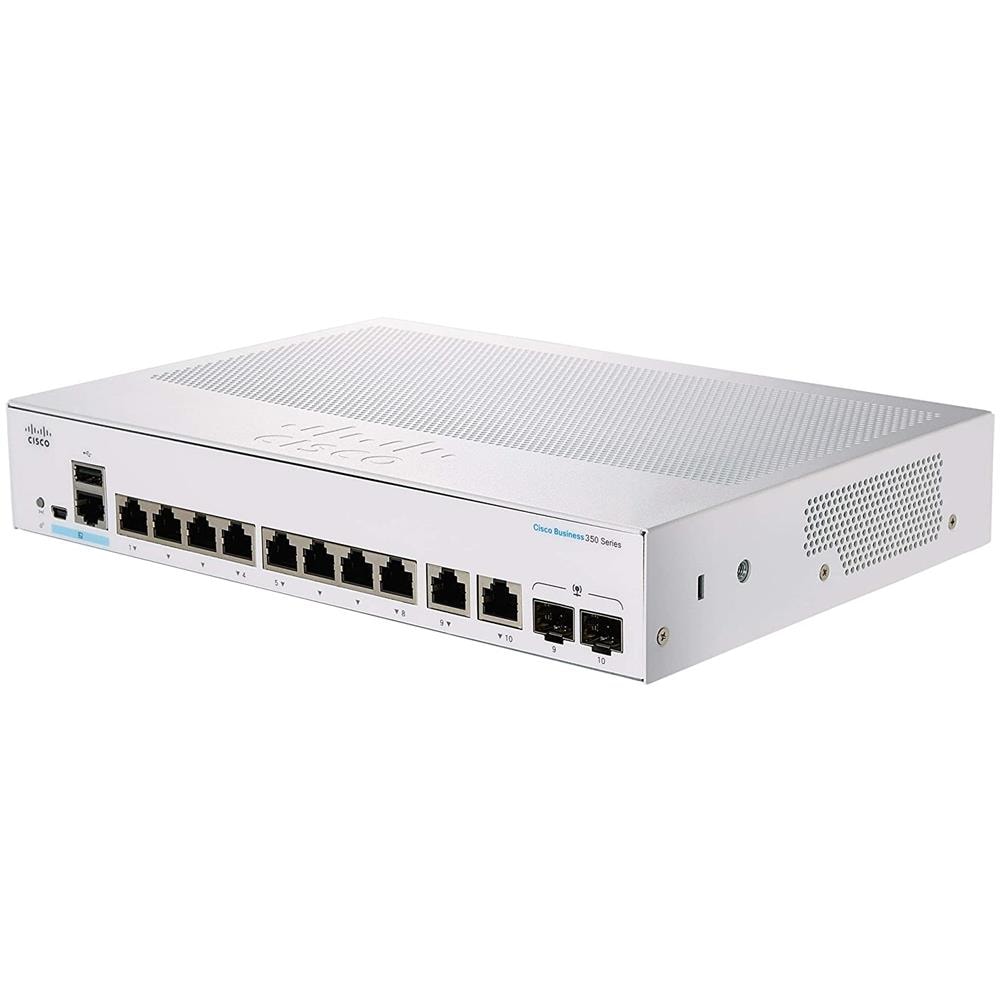 Cbs350 Managed 8-port Ge, Ext Ps, 2x1g Combo - Foto 1