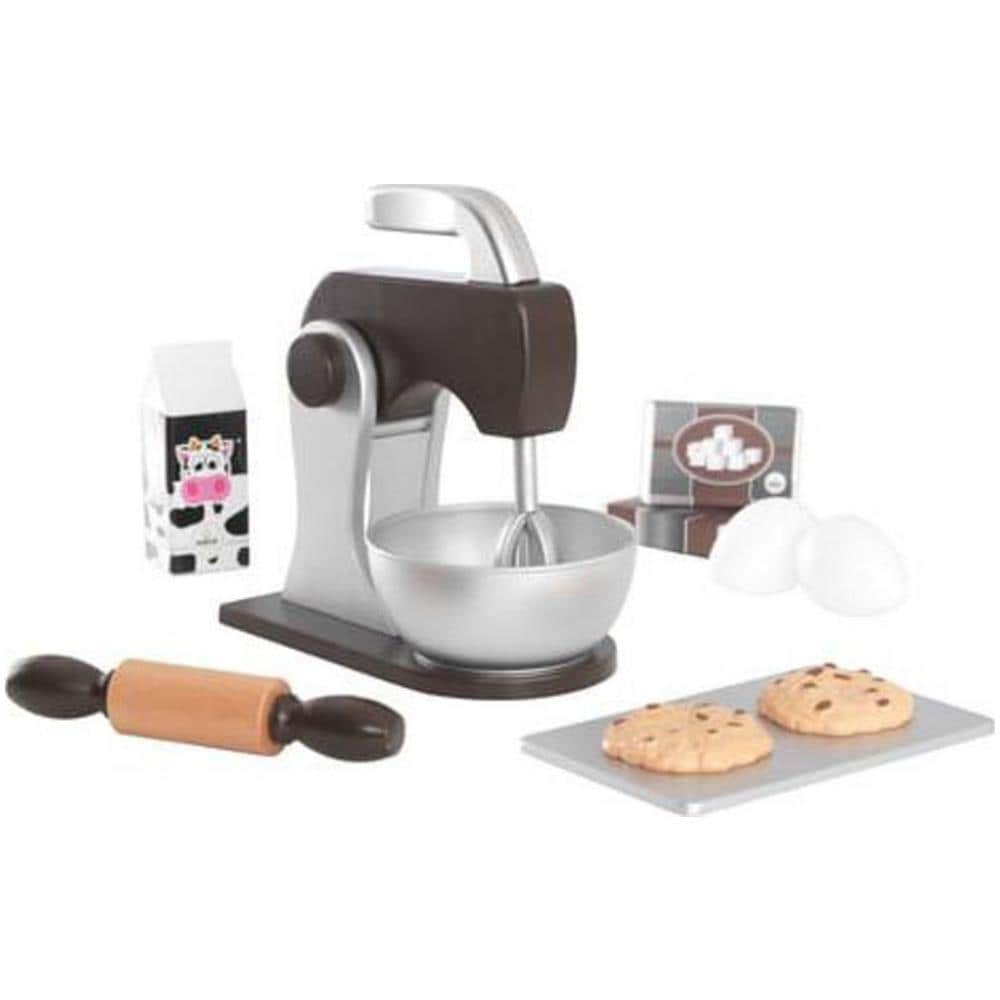 Kidkraft 63370 Espresso - Set Impastatrice Con Accessoriin Legnoper Bambinimarrone (espresso)  - Foto 6