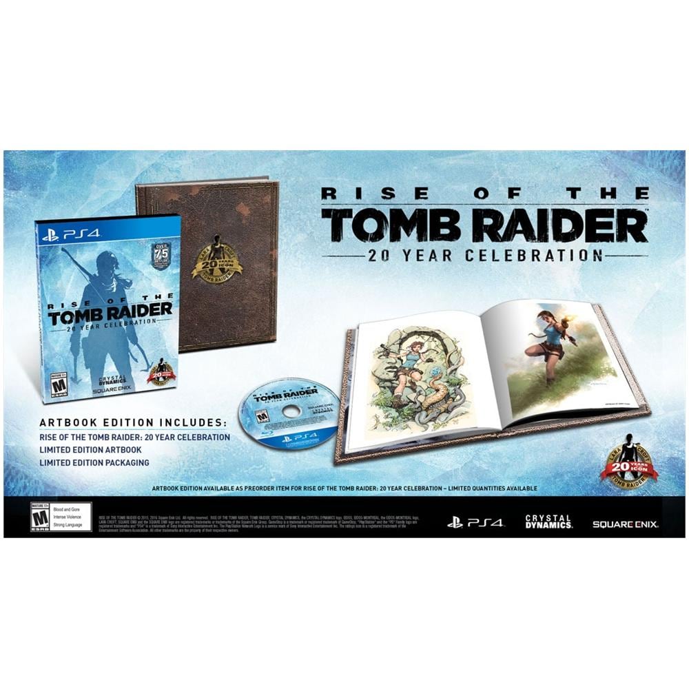 Rise of the Tomb Raider: 20 Year Celebration, PS4, PlayStation 4, Azione / Avventura, Crystal Dynamics, M (Mature) , Inglese,  - Foto 2