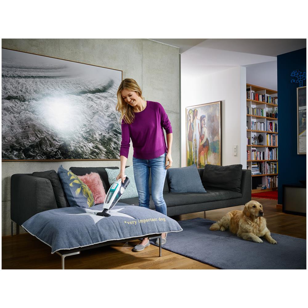 Regulus PowerVac 2in1 Scopa Ricaricabile senza Sacco Potenza Colore Bianco / Nero - Foto 2