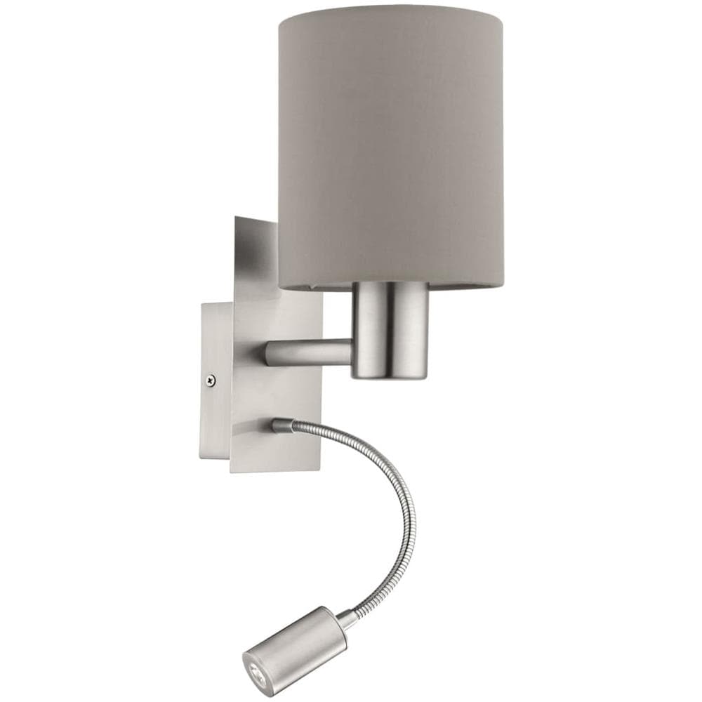 Lampada da Parete Pasteri Grigio Talpa - Metallo Opaco - Foto 1