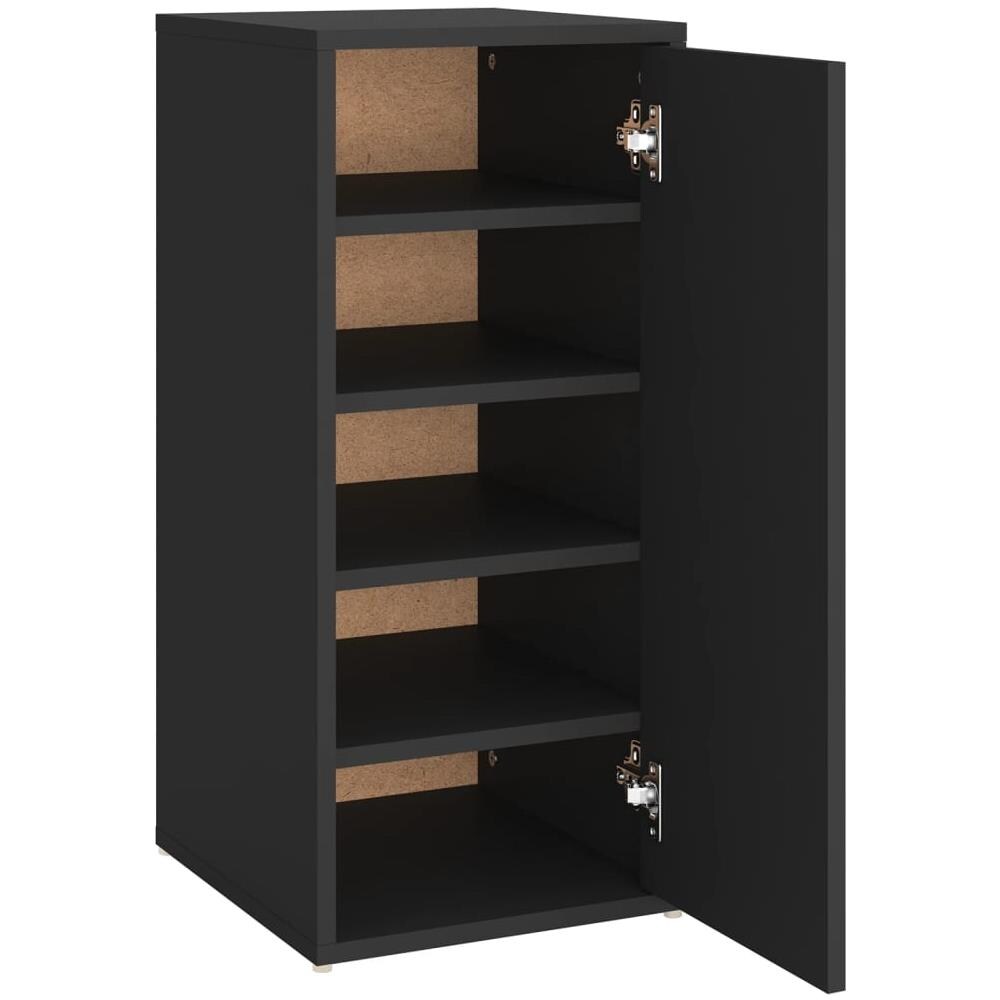 Scarpiera Nera 32x35x70 cm in Truciolato - Foto 1