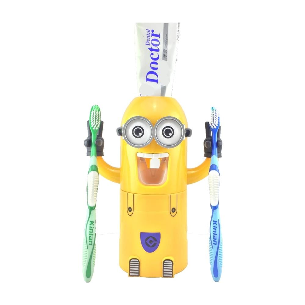 per bambini spremi dentifricio dispenser automatico di dentifricio per lavandino da bagno da parete FBGood mani libere Distributore di dentifricio a serraggio automatico colore: Verde 