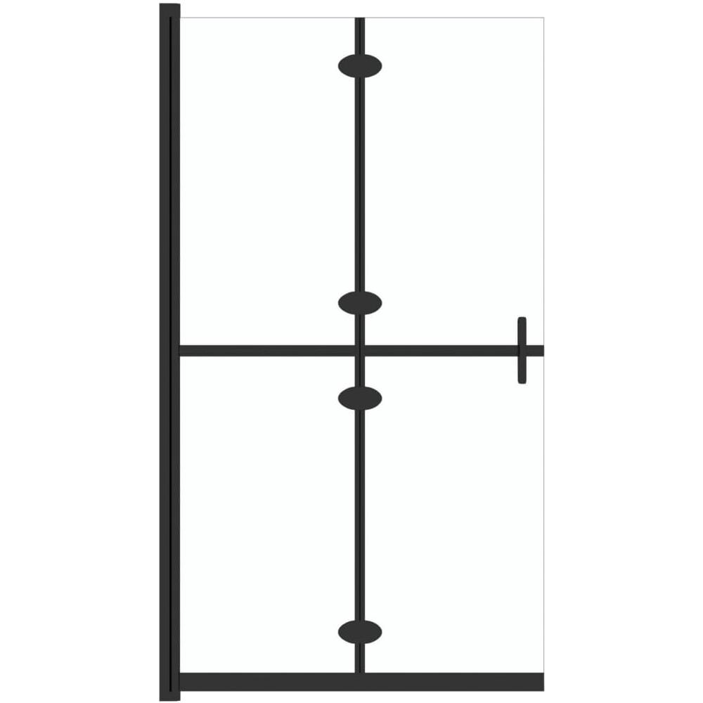 Parete Per Doccia Walk-in Pieghevole In Vetro Esg 70x190 Cm - Foto 2