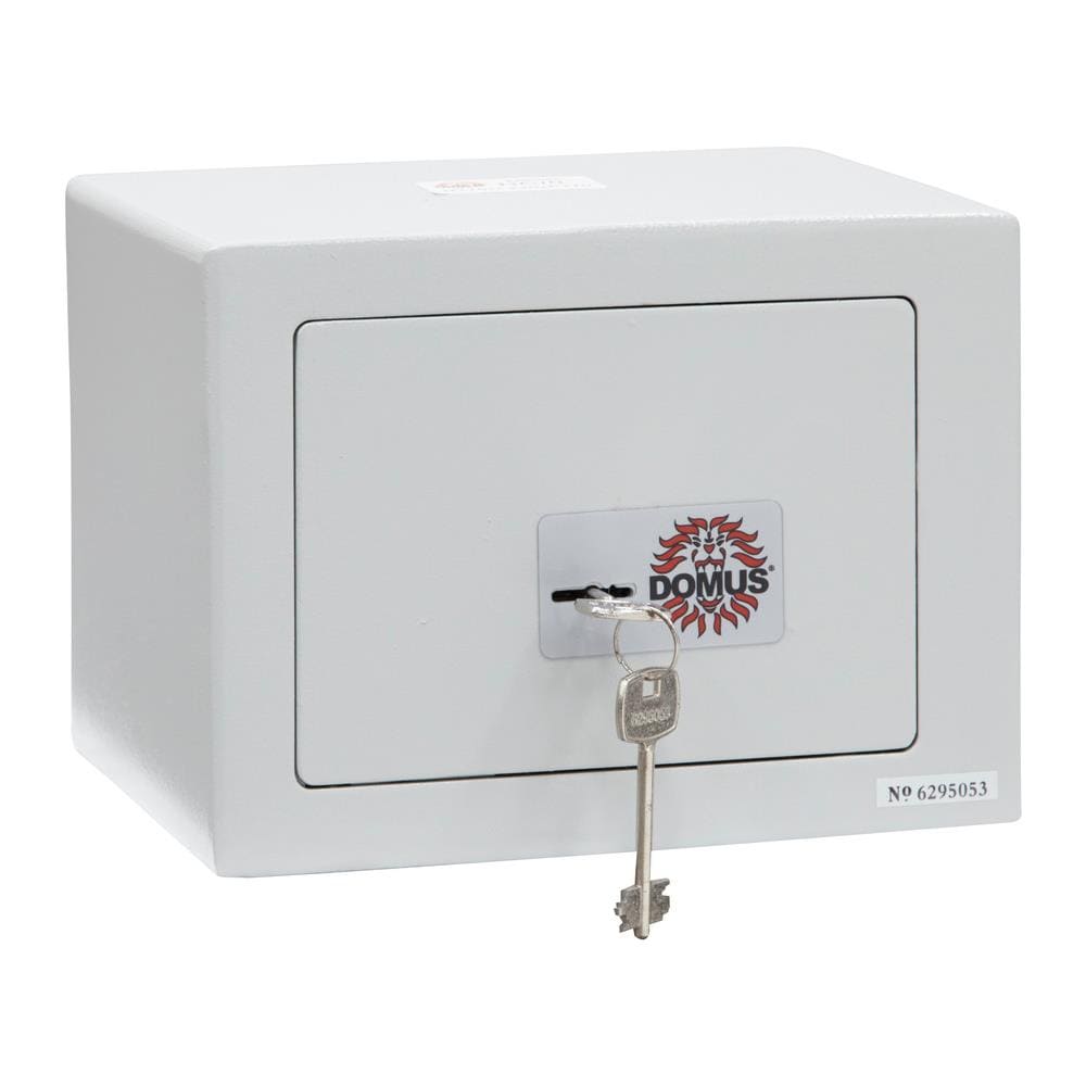 D-hc / 0 Cassaforte In Acciaio Con Serratura A Chiave, Cassaforte A Mobile Per Abitazioni, Facile Da Usare E Installare, 17 X 23 X 17 Cm, 5 L - Foto 1