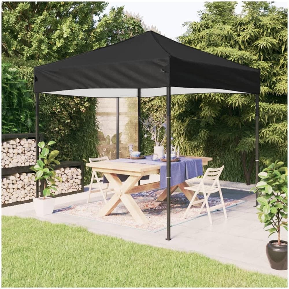 Tenda Per Feste Pieghevole Nera 2x2 M - Foto 1