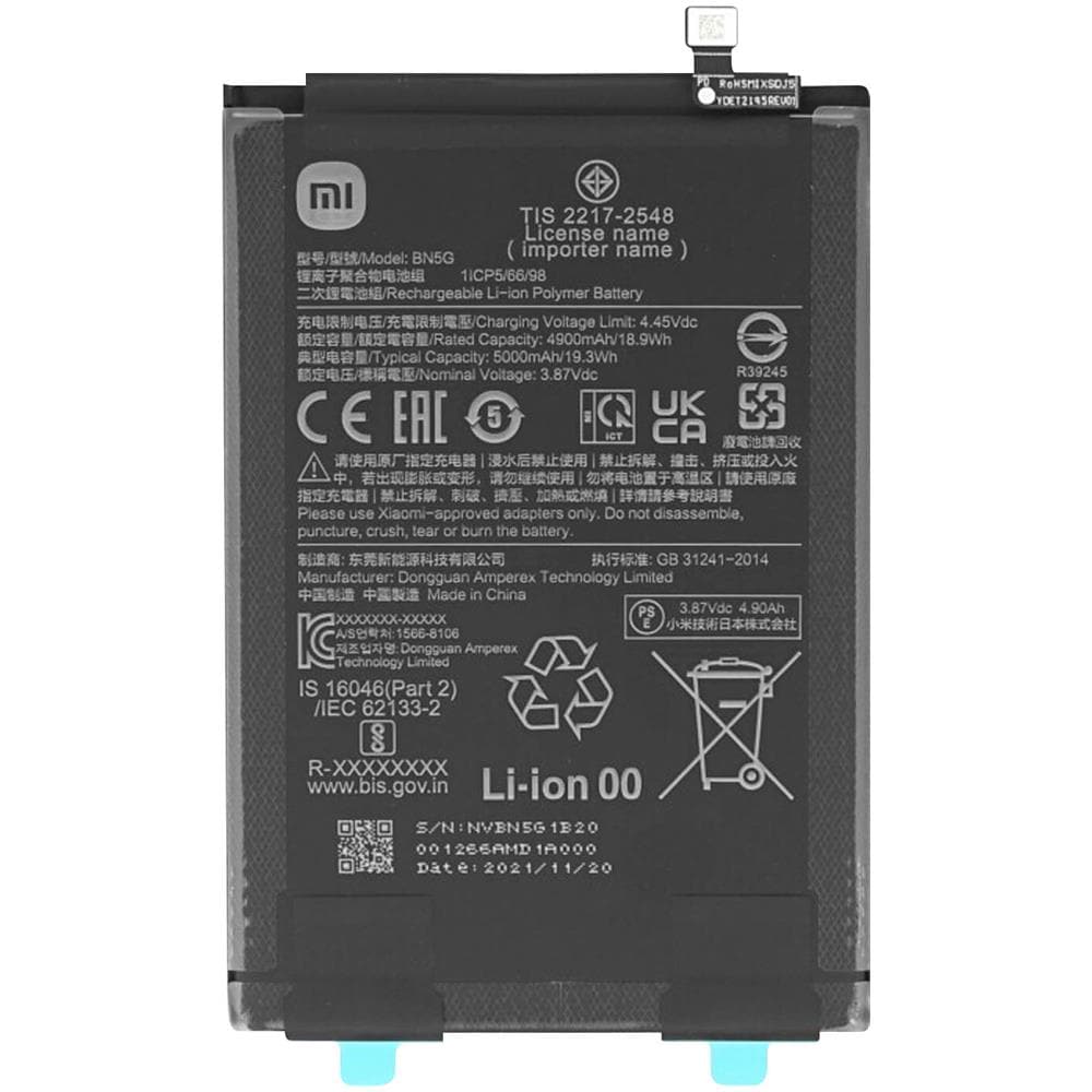 Batteria Interna Redmi 10a E 10c 5000mah Originale Bn5g - Foto 1