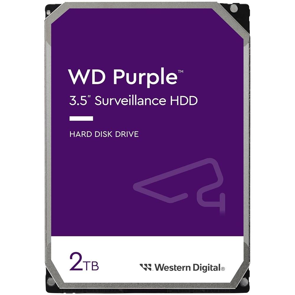 Hard Disk WD Purple WD23PURZ 2 TB 3.5" Interfaccia Sata - Foto 1