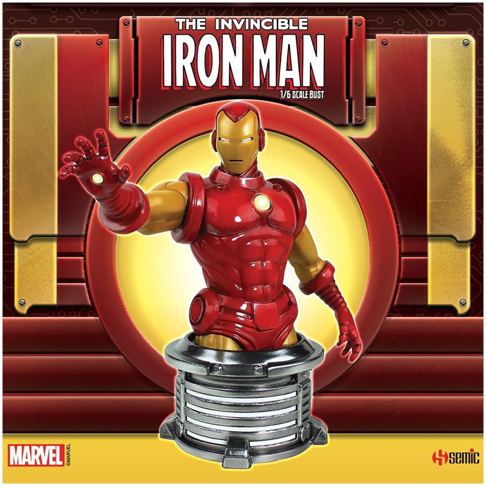 Marvel - Busto In Resina Dell'invincibile Iron Man - Foto 2
