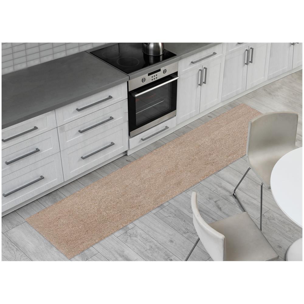 Tappeto Passatoia Con Retro Antiscivolo Disegno Tinta Unita Joychrist Oro 50x400 Oro - Foto 1