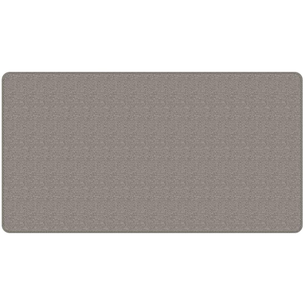 Tappeto Corsia Aspetto Sisal Argento 80x150 Cm - Foto 3