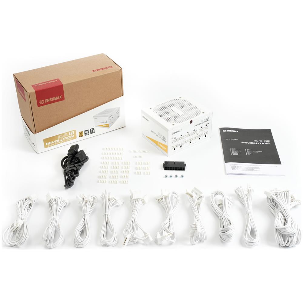 Alimentatore PC Revolution D.F. 12 850 W 20+4 pin ATX ATX 80 PLUS Gold Bianco - Foto 11