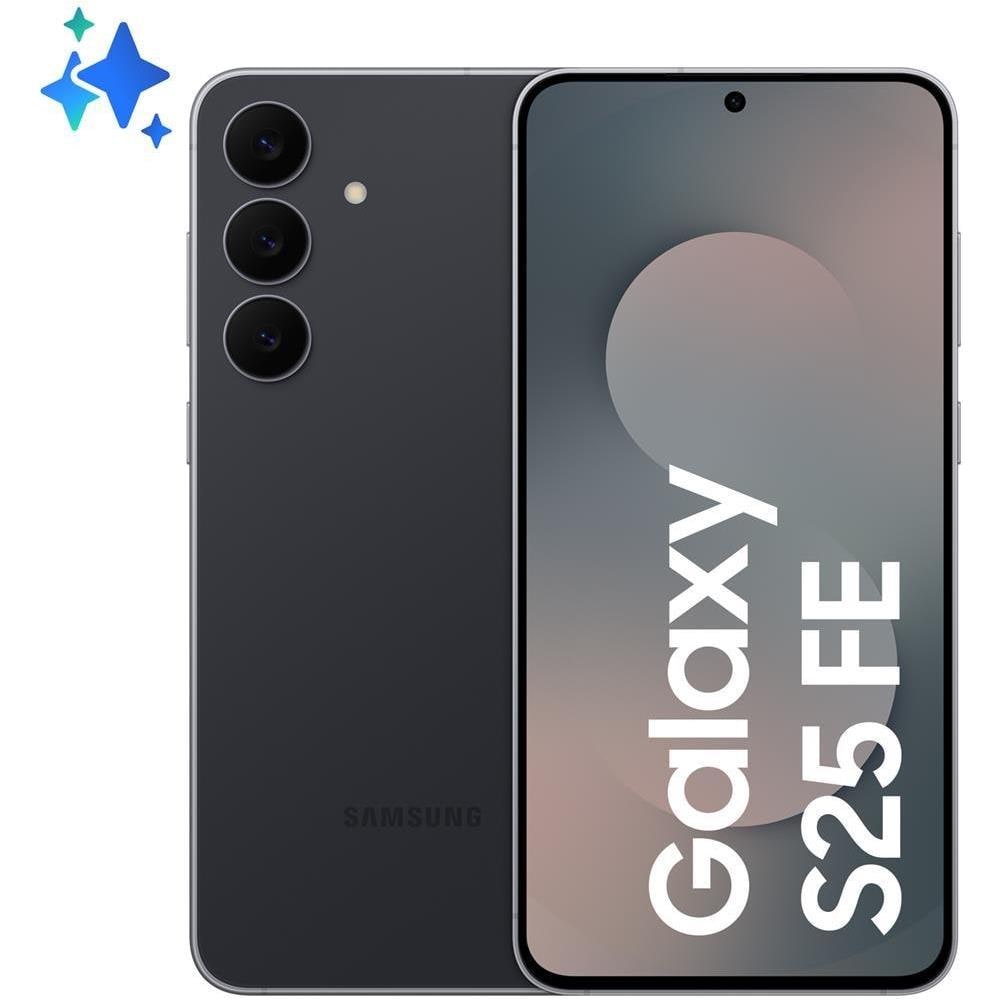 Galaxy S25 FE 5G 256GB 8GB Ram AI Display 6.7" Dynamic AMOLED 2X Main Camera 50MP DualSim: nanoSim+eSim USB tipo-C Androd 16 Exynos 2400 4900mAh JetBlack Tim - Foto 1