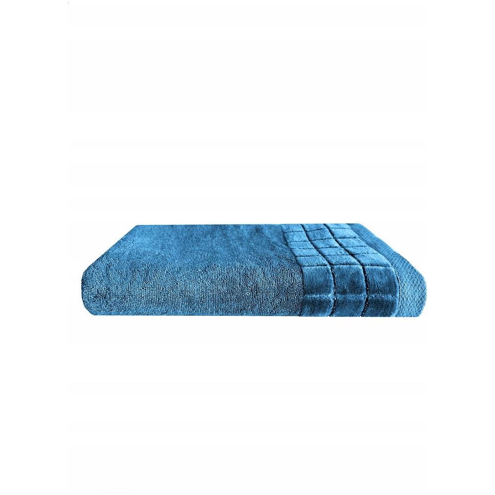Asciugamano Larisa 70x140 cm - Turchese - 100% cotone - Morbido e assorbente - Foto 2