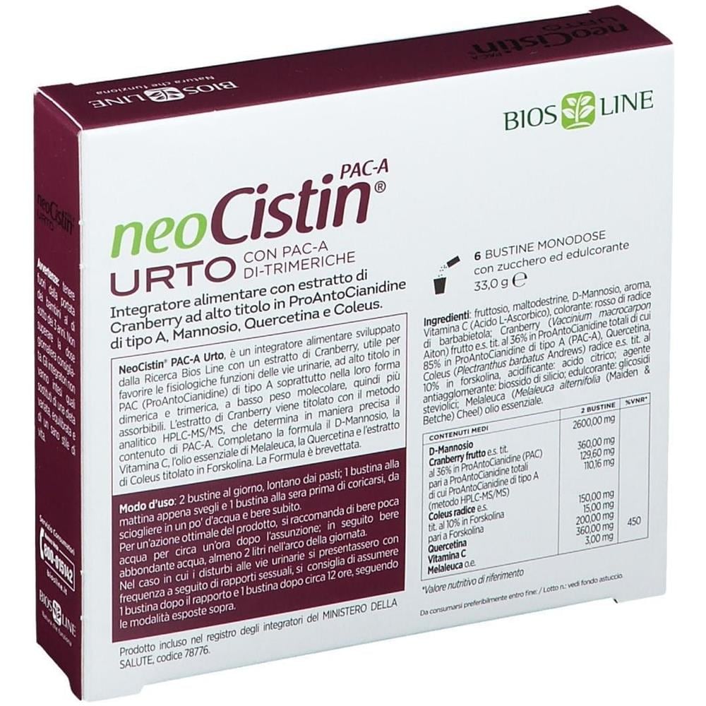 Neocistin Pac a Urto 6 Bustine Monodose - Foto 2