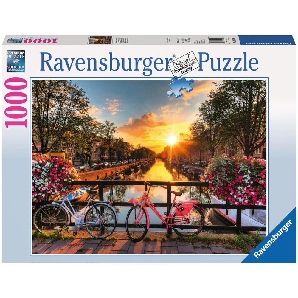 Puzzle 1000 Biciclette Amsterd - Foto 3