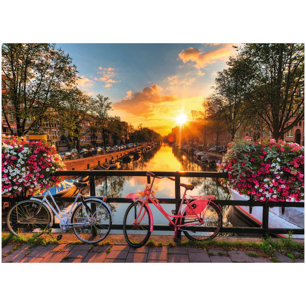 Puzzle 1000 Biciclette Amsterd - Foto 2